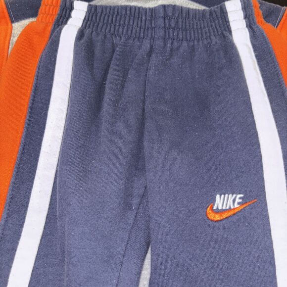 VINTAGE Y2K Nike Embroidered HOODIE & PANTS SET Toddler 12 Month Football - Picture 6 of 6